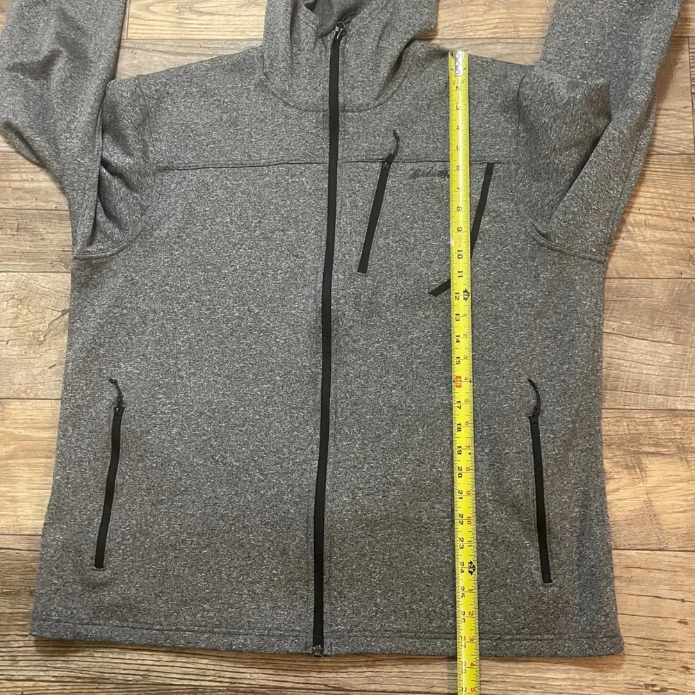 Eddie Bauer Mens Hoodie Full Zip Gray‎ Size XL Ascent Series Lightweight